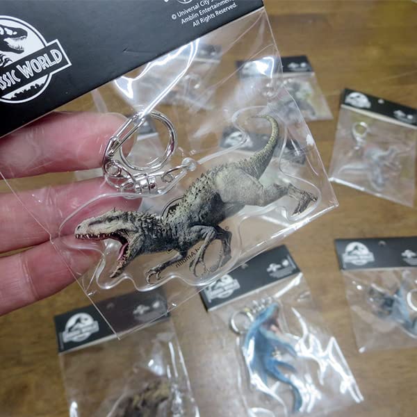 Jurassic World Keychain JURASSIC WORLD Keychain SPINOSAURUS Spinosaurus Clear [Unicon]