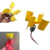Kit Small Motor Vertical Wind Turbines Blades Breeze Electricity Generator