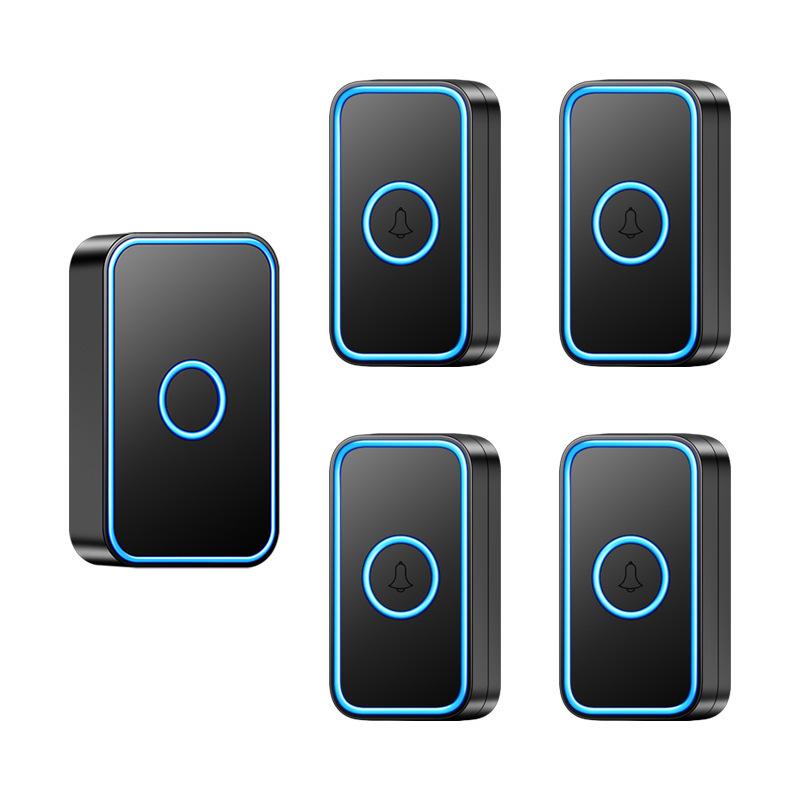 Wireless Home Doorbell with Remote Control, Ultra-Long Range, Waterproof Chime, 4-in-1 Design, Ideal for Elderly Use