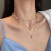 Винтажное круглое многослойное ожерелье с подвесками, женские ювелирные изделия, многослойные аксессуары для одежды для девочек, эстетические подарки, модная подвеска 2022