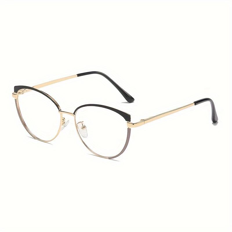 1 шт. Милые очки с меняющим цвет на ветру металлические овальные женские модные очки с защитой от синего света