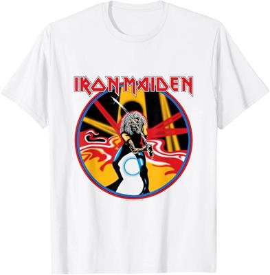 Iron Maiden - Футболка с белым верхом для мероприятия в Японии