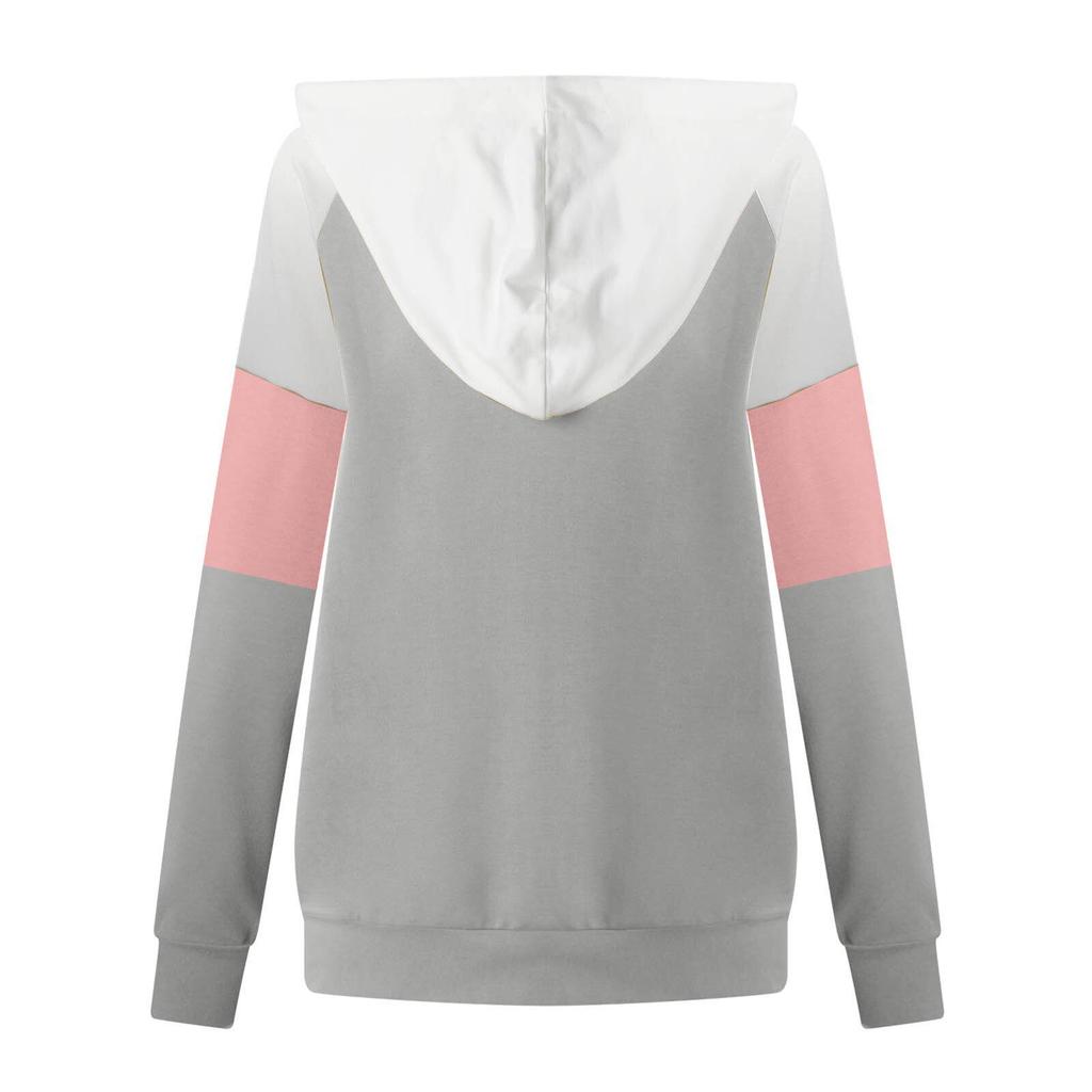 Женская толстовка с капюшоном на молнии с европейским и американским принтом осень/зима