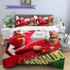 Криштиану Роналду  Постельное белье с рисунком  Комплект с одеялом  Домашний декор  Подарок (1 пододеяльник + 2 наволочки без наполнителя)