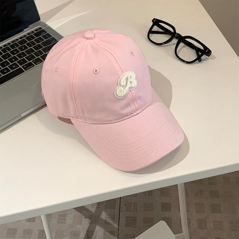 Stylish Korean Yellow Letter Embroidered Baseball Cap For Women Spring Summer 2024