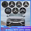 Эмблема на решетку радиатора Звезда Подсветка Логотип OE Хром Серебристый Черный Для Mercedes Benz E200 E250 E300 E350 E400 E43 AMG E450 E500