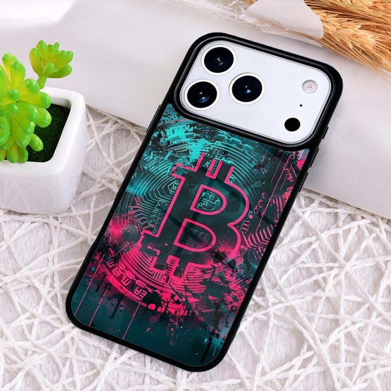 Чехол для телефона BTC Bitcoin для iPhone 17 Air 16 15 11 12 14 13 Pro Max Ударопрочный чехол