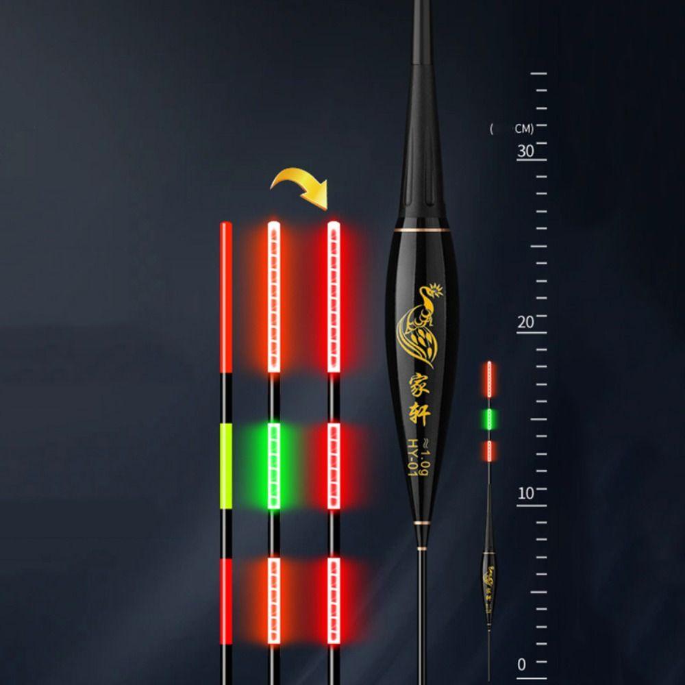 Long Tail Electronic Fishing Float 2 Light Rock Fishing Floats New Light Float  Night Fishing