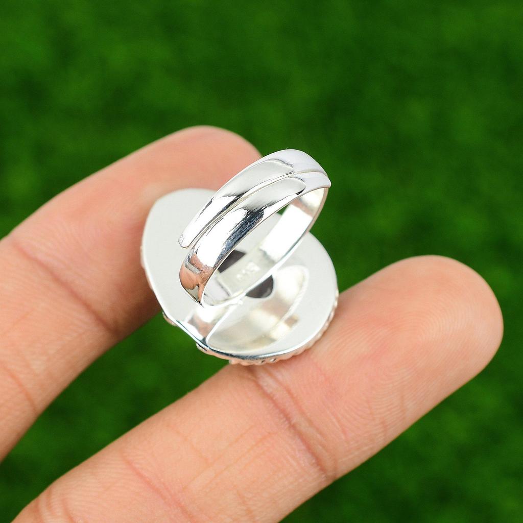 Sterling Silver Chevron Amethyst Stone Daughter Promise Stackable Ring Jewelry