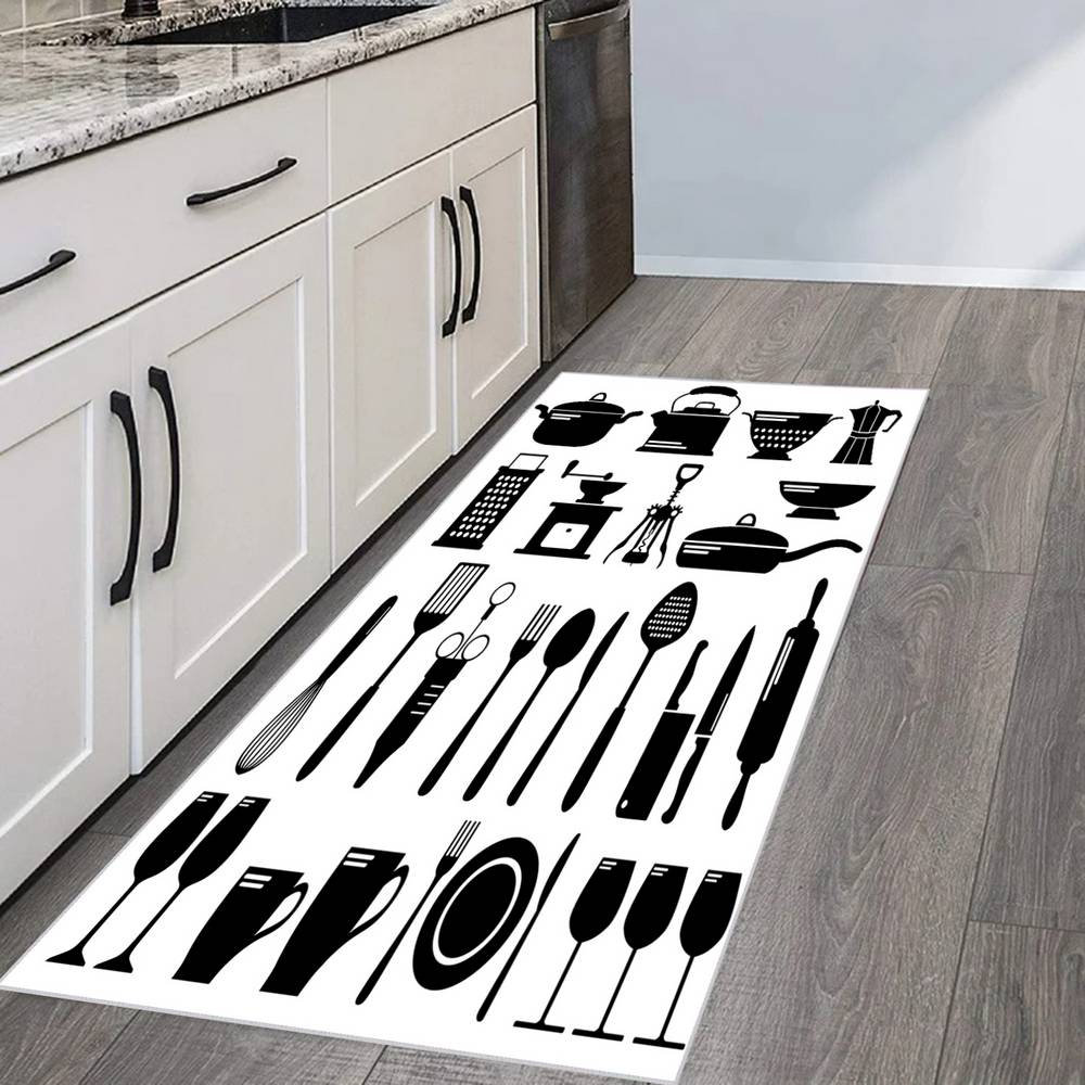 Rovigo Home Printed Washable Kitchen Carpet RVGHOME2091-SD032