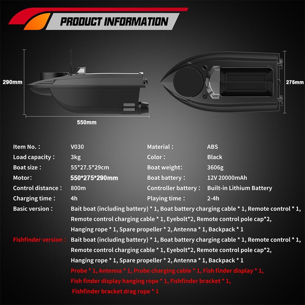 800 м GPS Рыболовная лодка с приманкой 9 рыболовных угодий 180 точек Лодка с приманкой 6,6 фунта Поддержка загрузки Автоматическая