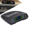 TPMS Wireless Tire Pressure Monitor Detector with 4 Sensors USB + Solar Panel Charging