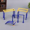 1/12 Dollhouse Park Fitness Equipment Model Dollhouse Simulation Sportscene Ornament Micro Scene Construction Props Pretend Toy