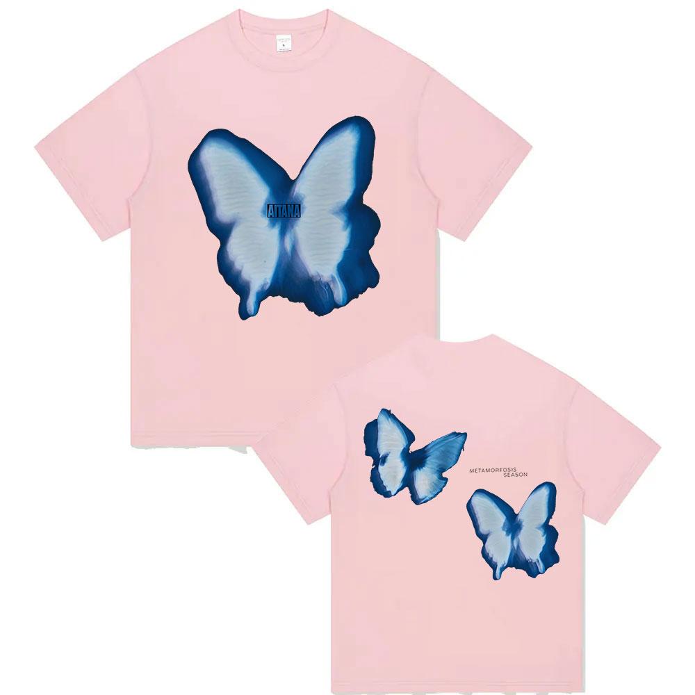Singer Aitana Metamorfosis Album Tour 2025 Print T Shirts Unisex Womens Summer Fashion Cotton Short Sleeve Tshirt Fans Streetwear