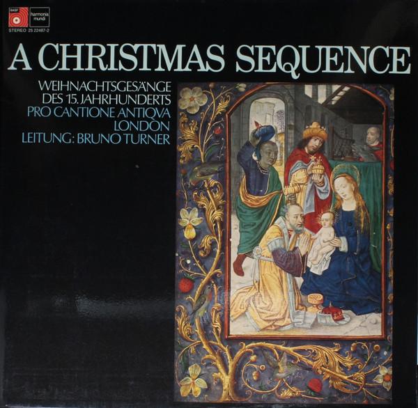 Виниловая пластинка PRO CANTIONE ANTIQUA A Christmas Sequence Weihnachtsge 25224872 HARMONIA MUNDI 1975 Германия Классика Б/у
