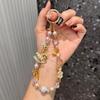 Zodiac Mascot Horse Year Car Keychain Beaded Pendant Cartoon Horse Key Ring  Spring Festival