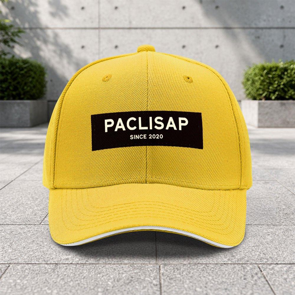 1pc Paclisap Logo Adjustable Duckbill Baseball Cap Lightweight Suitable For Outdoor Sports Cycling Music Festivals Gym A