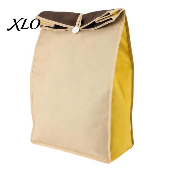 Kitchen Countertop Storage Organizers Self Sealing Potato Bag, Breathable Non-woven Roll Top Closures Reusable Root Vegetable Keeper Organizer, Large