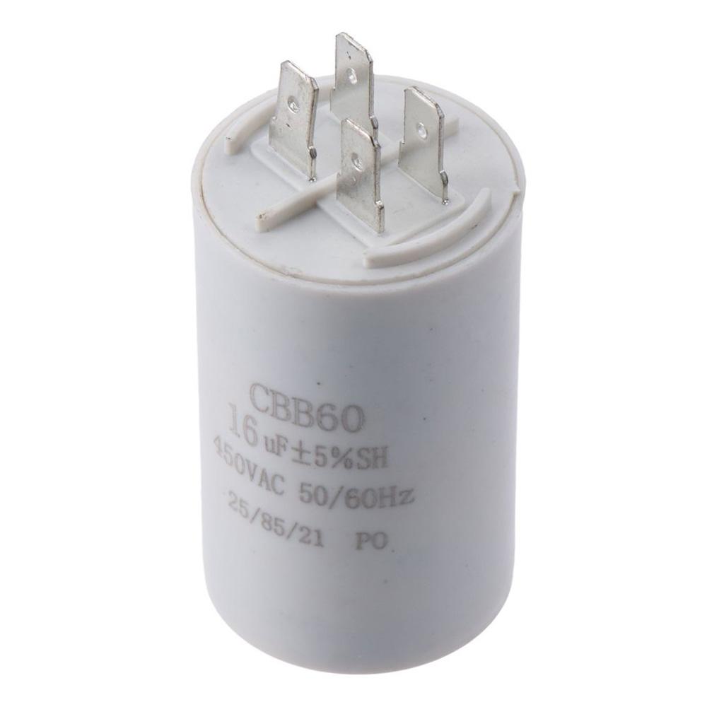 50/60Hz CBB60 Run Capacitor Double Insert  Easy To Us   for Air Compressor Water Pump Motor