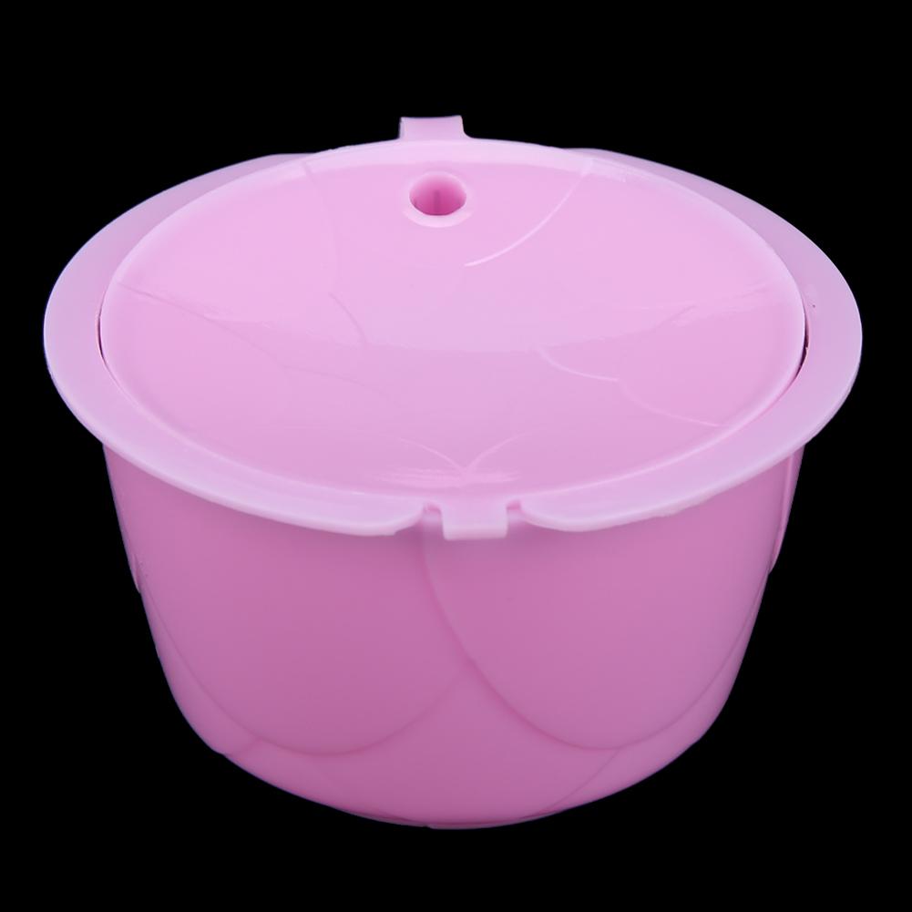 5 шт. Многоразовые Заполняемые Капсулы для Кофемашины, Подходят для Серии DOLCE GUSTO, Кофеварка, Фиолетовый