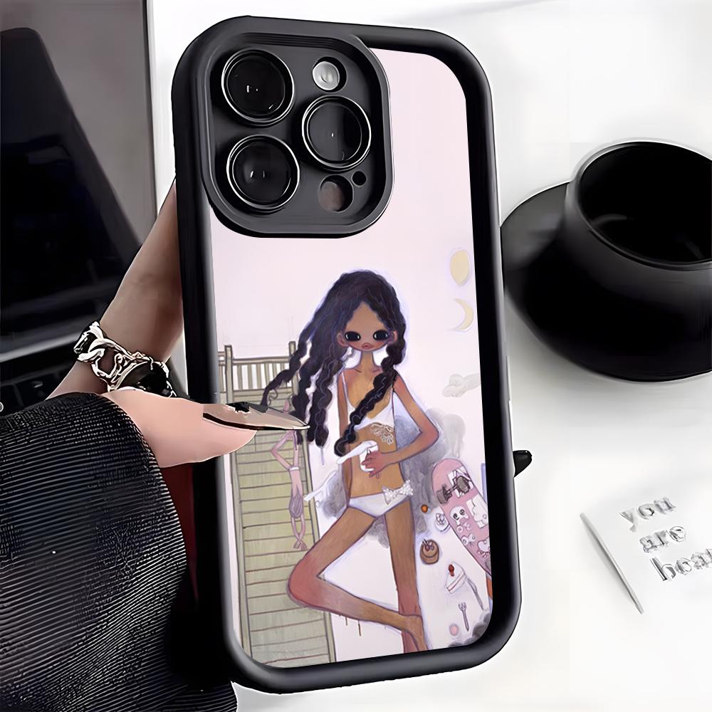 A-Aya T-Takano Art Phone Case For IPhone 17 Pro Max 16 15 14 Pro Max IPhone 13 Pro Max 11 Plus Silicone Cover