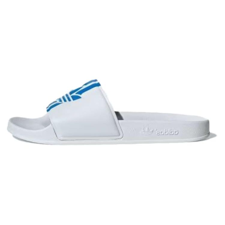 Adidas Adilette Slide White Bright Blue Unisex Sneakers Cloud-White ID5789