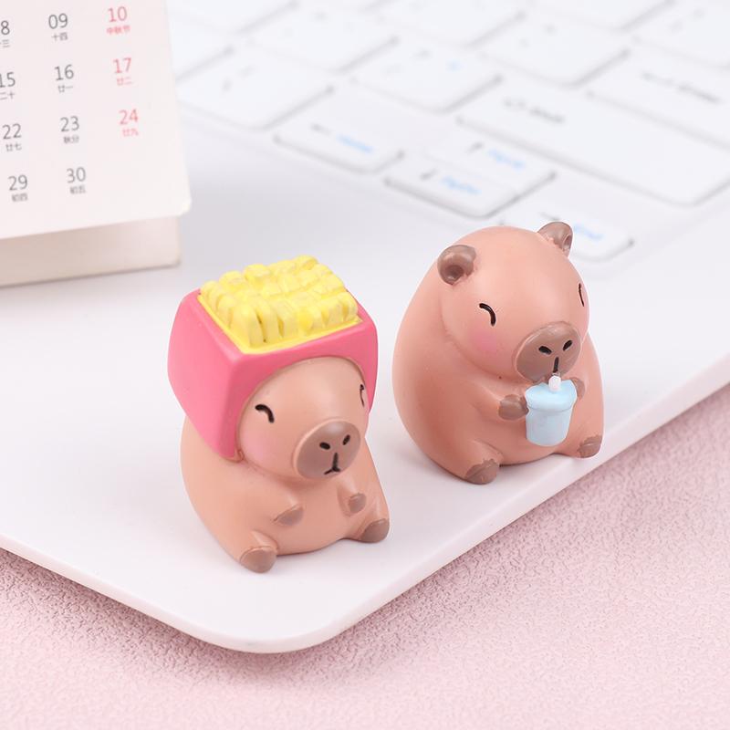 1Pc Cute Anime Capybara Blind Box Simulation Animal Cartoon Figure Toys Doll Children Girls Birthday Christmas Gift