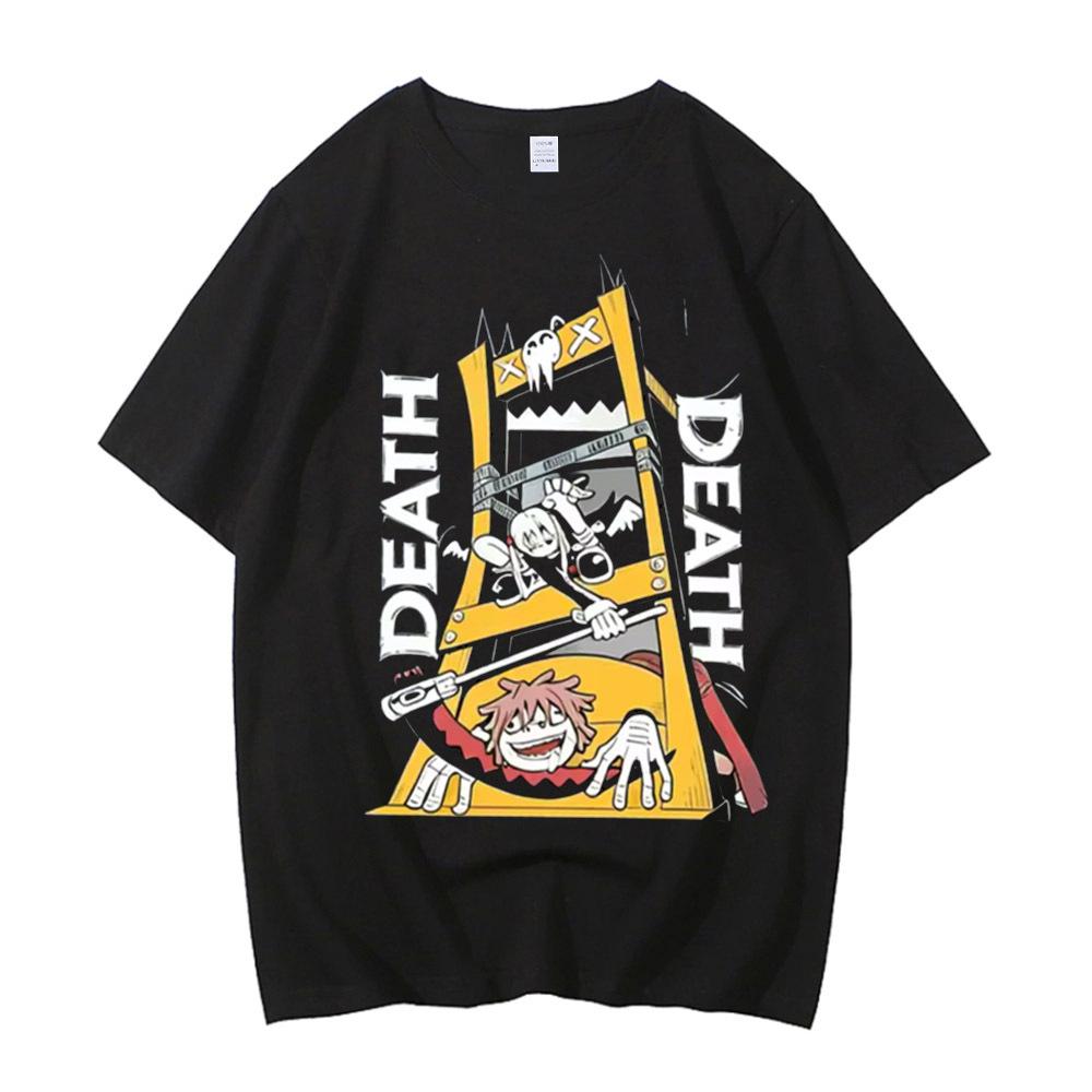 Soul Eater cotton men Psychedelic Trendy Comfortable aesthetic korean clothes shirt 2000s 2000s graphic anime Comfortable Retro5