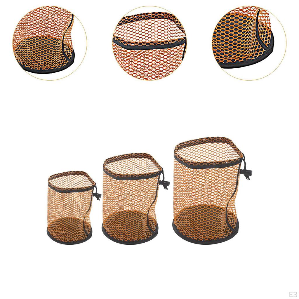 3 шт. сумки для мячей для гольфа, сетчатые аксессуары, легкий органайзер для теннисных мячей