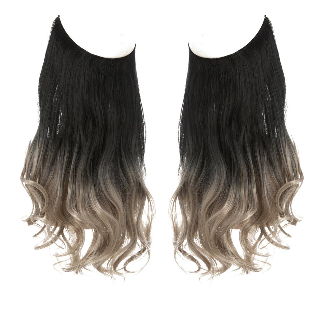 Wigs Have A Large Amount Of Hair, U-Shaped Hair Extensions, Women'S Fishing Line Wigs, Invisible Natural Long Curly Hair