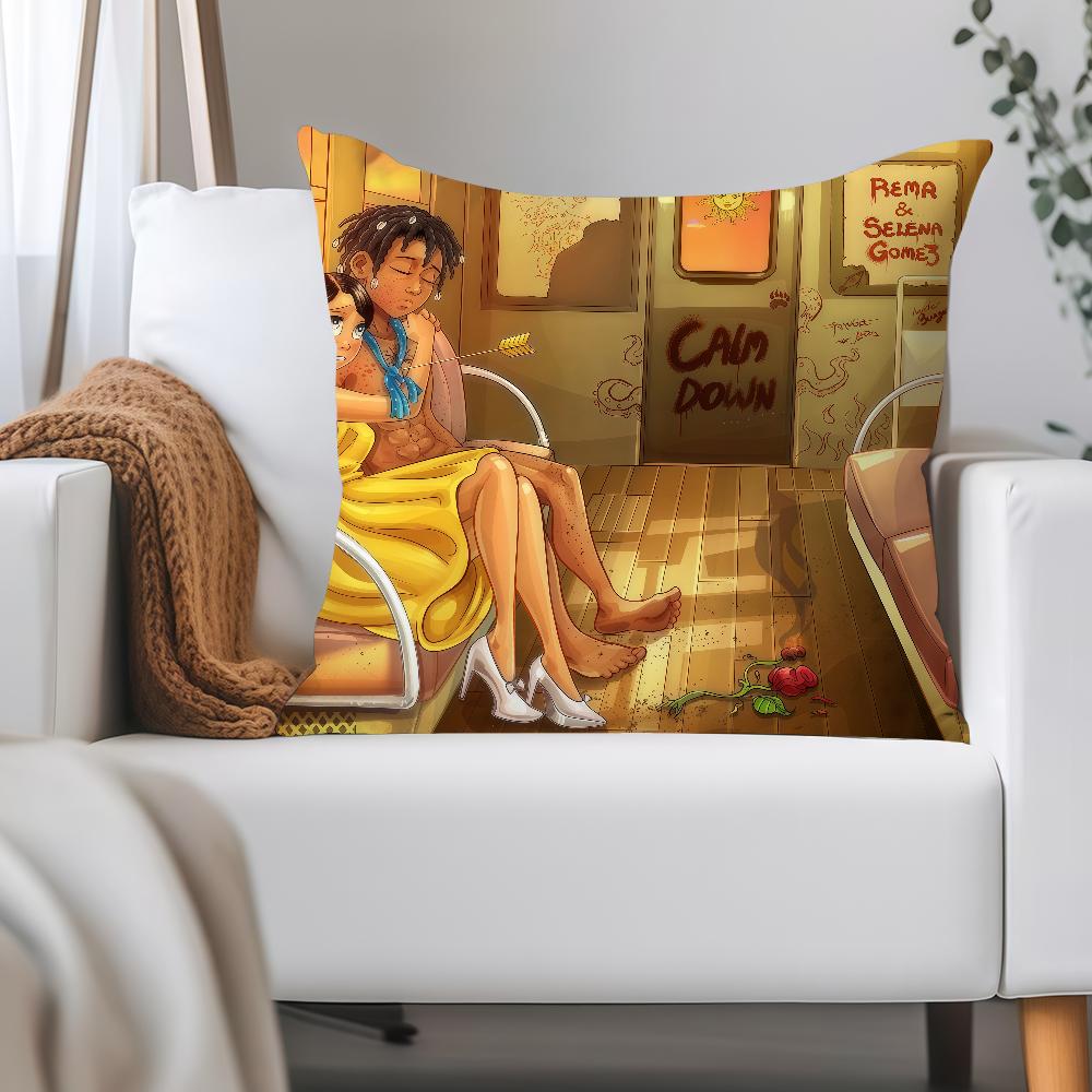 Singer S-Selena Gomez Pillow Case Applicable Space For Guest Rooms Interiors Cars Office House Decoration
