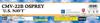 Hasegawa scale Navy Osprey Navy Plastic Model Kit 02410 1/72 U.S. CMV-22B U.S.