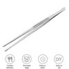 Kitchen Tweezers Extra-Long Stainless Steel Cooking Tongs Fine Tweezer for Grilling