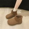 Snow Boots Cotton Shoes 2025 New Winter Velvet Thickened Northeast Lamb Wool Thick-soled Non-slip Cotton Shoes Women's Small Short Boots