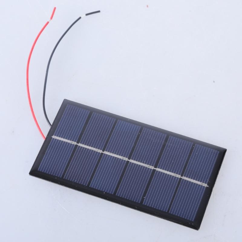 3.0V 220MA Солнечная панель с проводами, залитая клеем, пластина, солнечная эпоксидная панель, поликристаллическая плата, модуль солнечной системы, долговечный