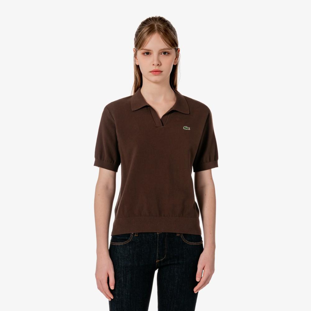 Lacoste Женская рубашка-поло с открытым воротником из пике PF300E-56GLFA