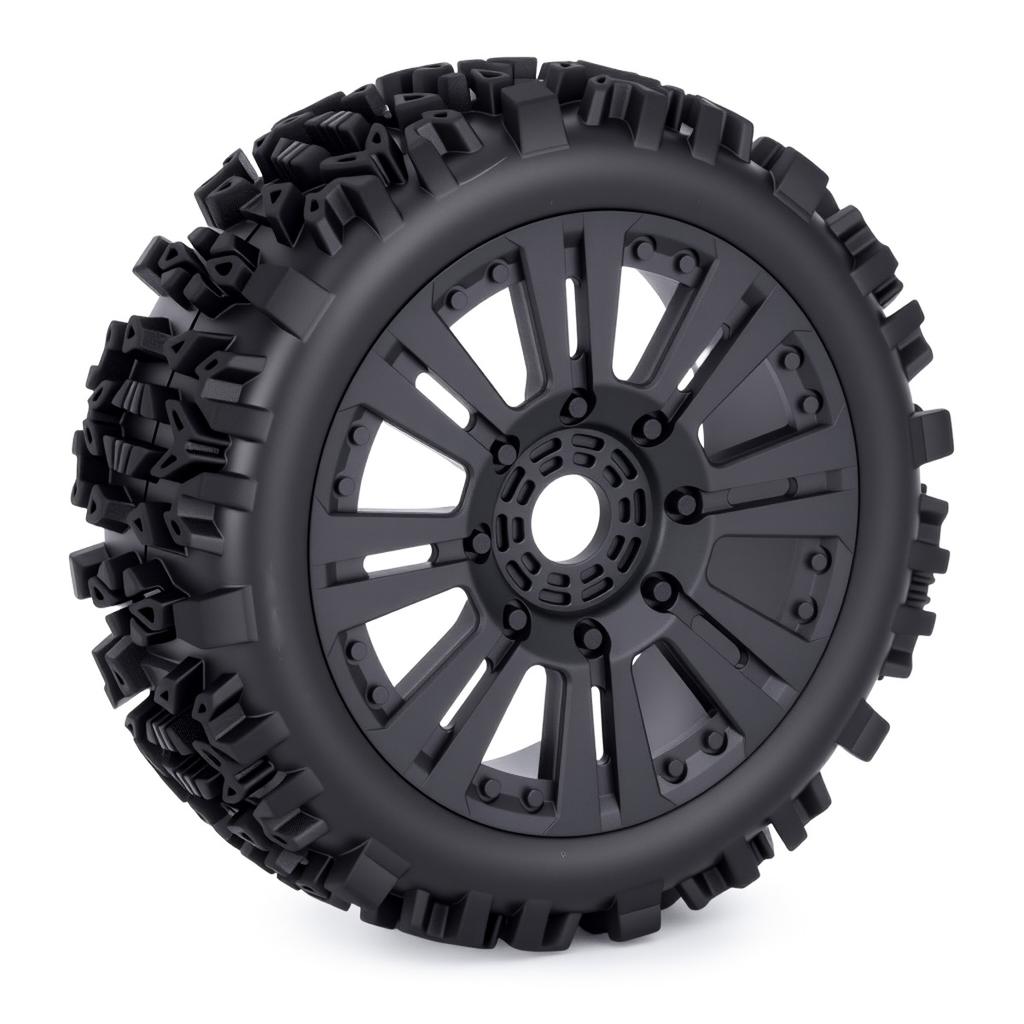 4pcs 121*43mm 1/8 RC Car Off-Road Buggy Tire 17mm Hex for ARRMA Typhon Talion Traxxas Redcat Team Losi Kyosho HPI HSP VRX