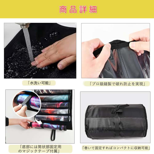 ThreeSix Playmat Case, 13-Piece Capacity, Designed for TCG Card Games, with Clear PVC Window, Dust-Resistant, Space-Saving, Hanging Strap, and Retract