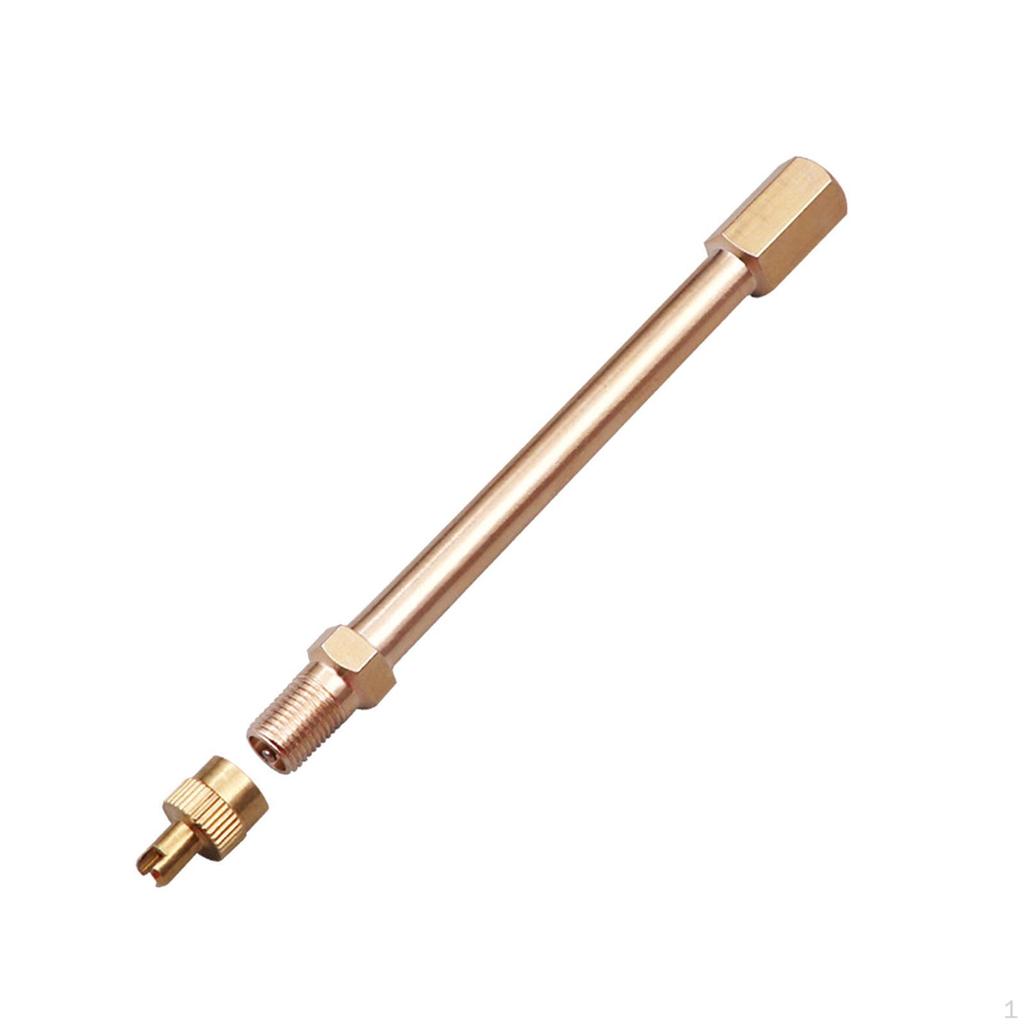 Удлинитель штока клапана Шредера, адаптер для удлинителя шин, прямое отверстие для накачивания