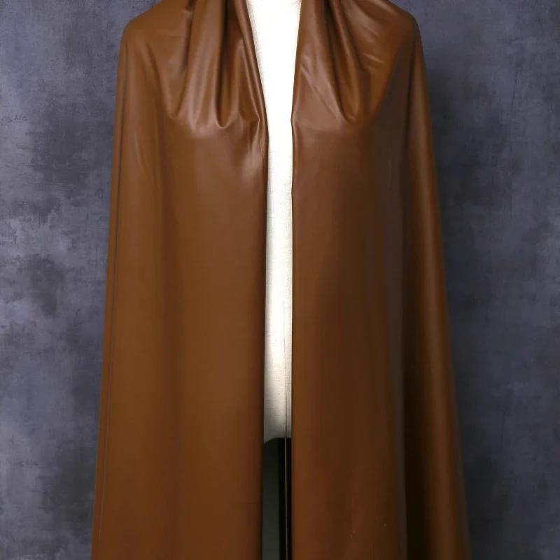 100x145cm Matte Faux Leather Fabric PU Elastic Soft Fabrics Skinny Pants Clothes Skirt Dress DIY Sewing Design Stretch Material