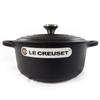 Горшок Le Creuset Cocotte Ronde Black 00 Creuset/Le Two-handed 21177-20см (Серебряная ручка) [Элемент]