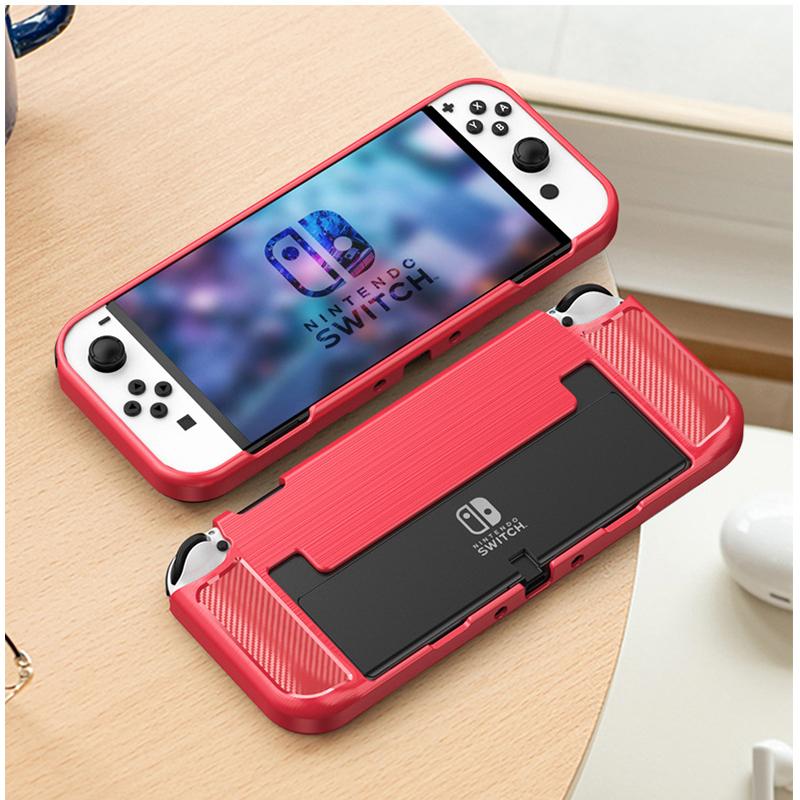 Защитный чехол для Nintendo Switch, OLED, Nitendoswitch, мягкий чехол Ns, аксессуары, противоударный задний корпус, защита от падения