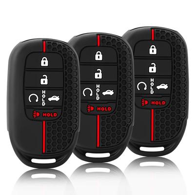 Для Honda Civic Accord Freed City HRV CRV Civic 11th Gen 2021 2022 2023 силиконовый чехол для автомобильного ключа брелок чехол для ключа