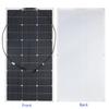 600W 300W Portable Flexible Solar Panel Kit Monocrystalline Cells Outdoor Charger for Camping Yacht Street Light Emergency Car