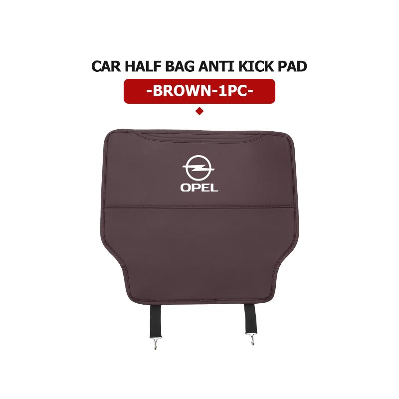 AAAYQ1 Leather Car Seat Back Protector Mat Prevent Dirty Anti Kick Pad For Opel Vectra Zafira Meriva Mokka Grandland Vivaro Antara