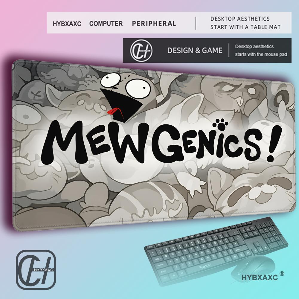 HYBXAXC MMewgenics Mouse Pad Nonslip Locking Edge DeskMat PC Laptop Accessories Rubber Office Keyboard Large Game XXL Carpet