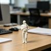 Подарки на день рождения папе от дочери, 3D-печатная фигурка отца, держащего детей, скульптура папа и ребенок ко Дню отца, декор для рабочего стола