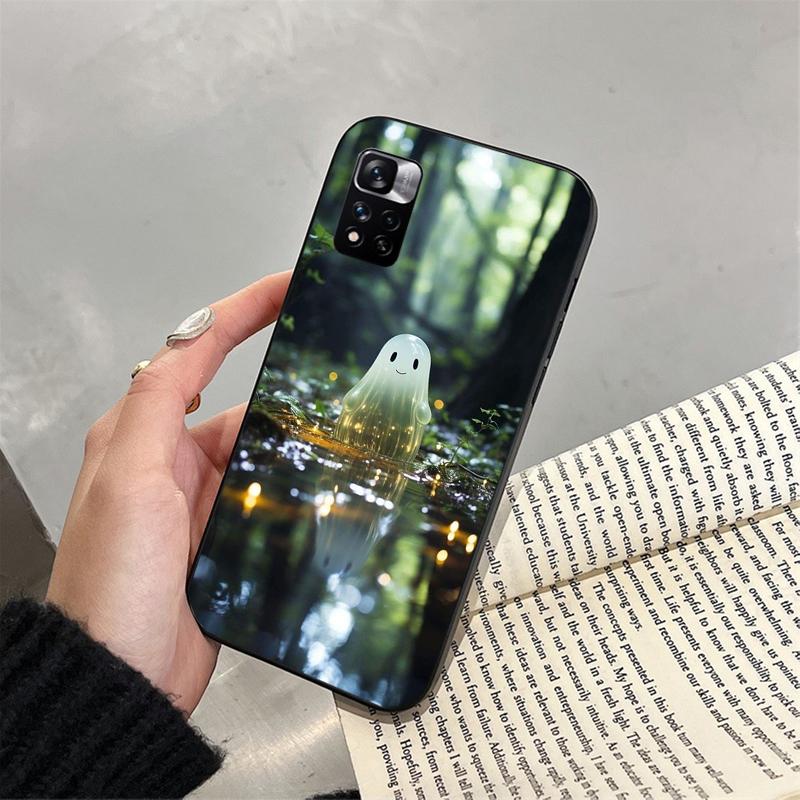 Phone Case For Xiaomi Poco C71 15T 14T Pro Redmi note 15 14 14 13 Pro Redmi A5 15C 13C Cute Cartoon Ghost