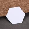100PCS Sewing Accessories DIY Craft Hexagon Templates Quilting Garment Fabric Patchwork Paper