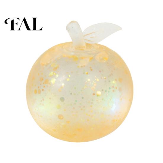 Soft Rubber Apple Maltose Glitter Squeeze Stress Ball, TPR Slow Rising Fidget Creative Birthday Gifts for Girls Toy Anxiety Relief, Cute Fruit